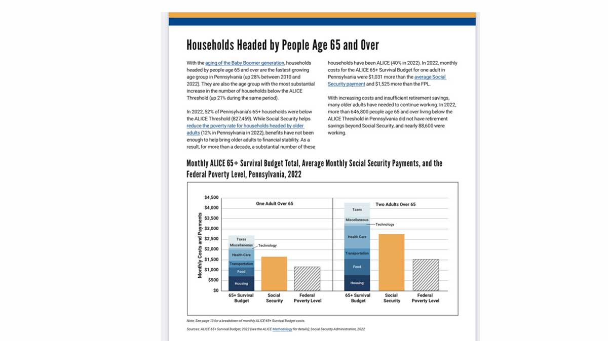 Households Headed by People Age 65 and Over