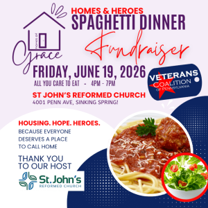Homes & Heroes Spaghetti Dinner
