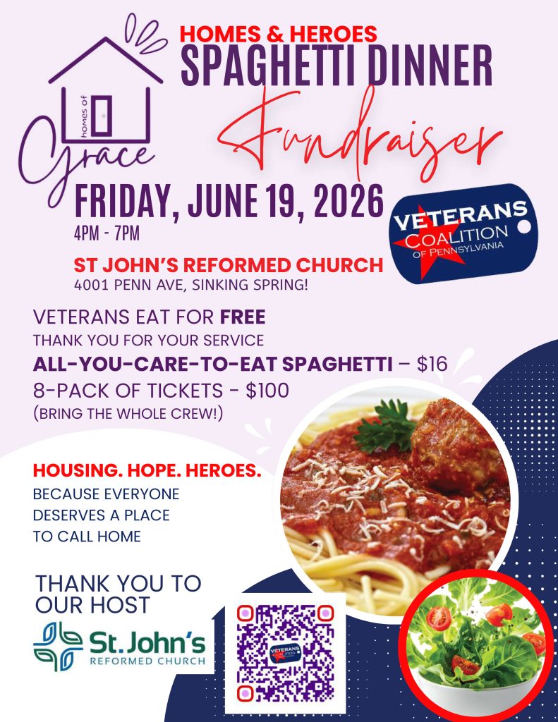 2026 Homes and Heroes Spaghetti Dinner